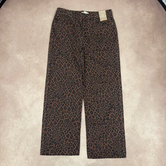 Leopard Print Women Jeans - Picture 7 of 14